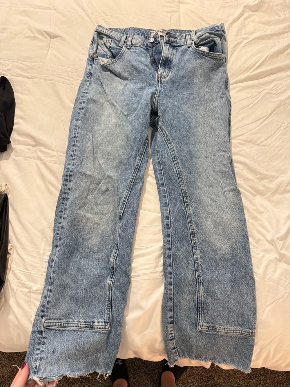 We The Free Light Blue Mom Jeans